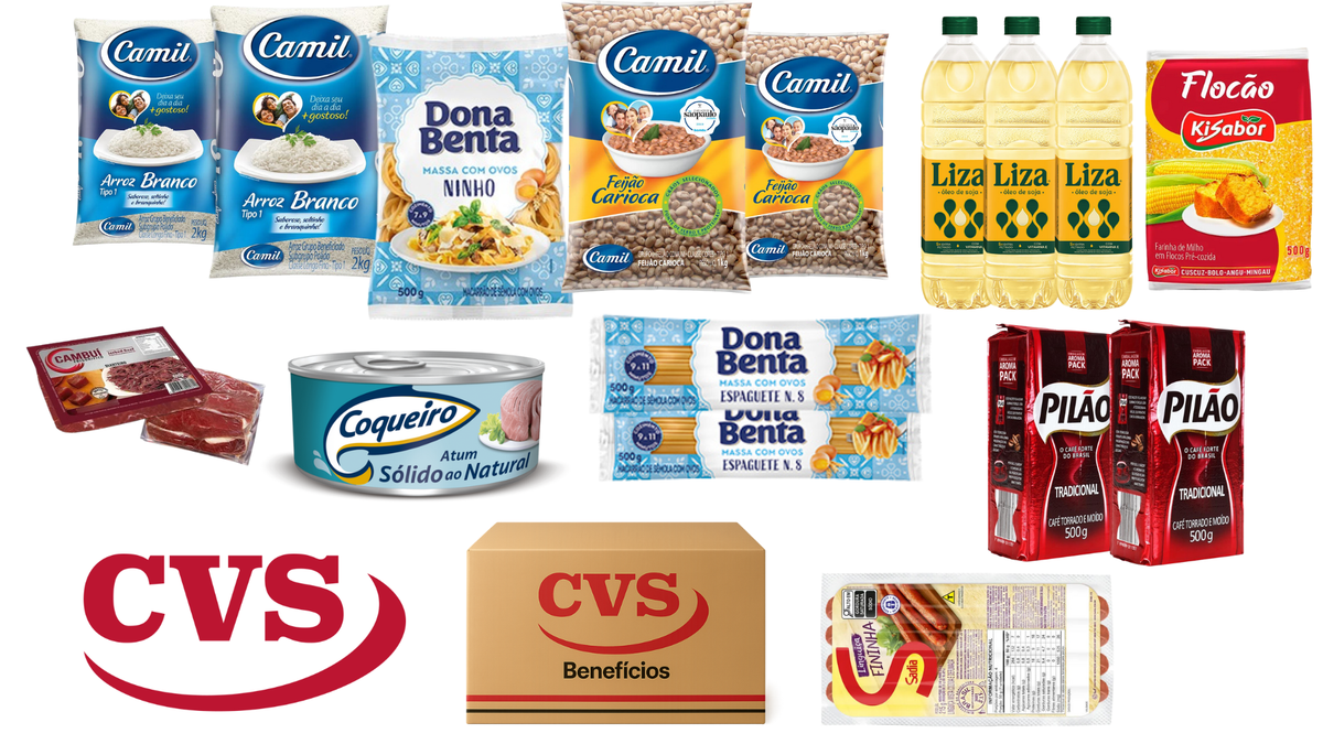 2 Cesta Básica Custo Beneficio Alimentação + Produtos de Higiene!